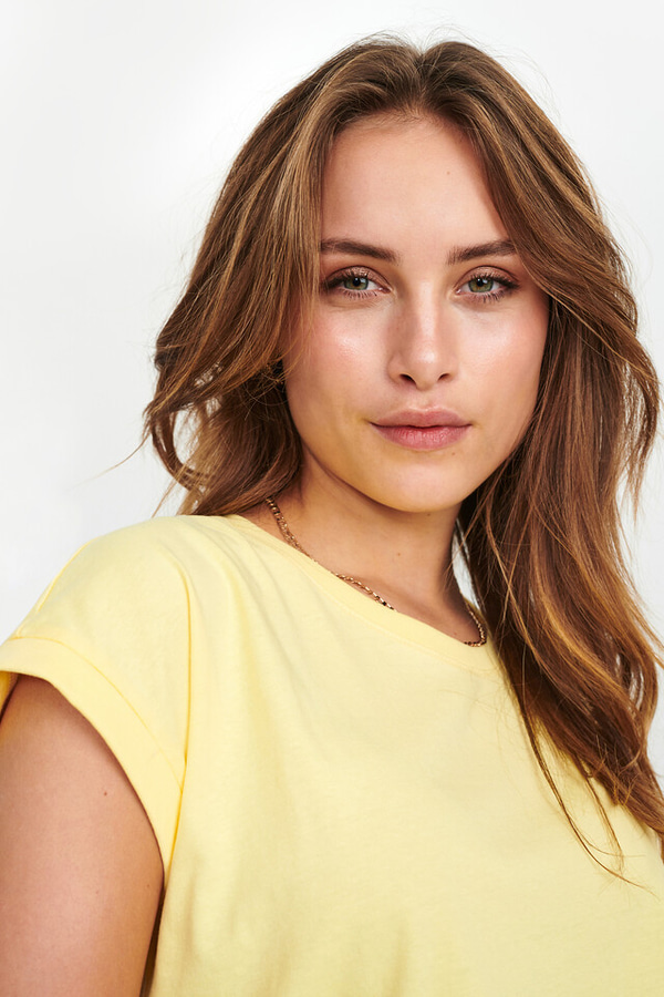 ΑΜΑΝΙΚΟ T-SHIRT NUMPH - 1031 ΚΙΤΡΙΝΟ